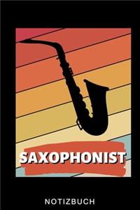 Saxophonist Notizbuch
