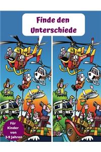 Finde den Unterschiede Für Kinder von 3-9 Jahren