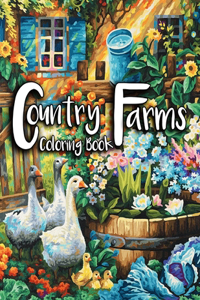 Country Farm Coloring Book