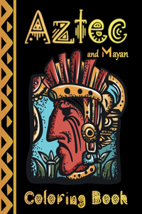 Aztec and Mayan Coloring Book