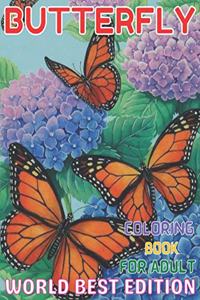 Butterfly coloring book for adult worlds best edition