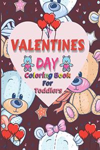 Valentines Day Coloring Book For Toddlers