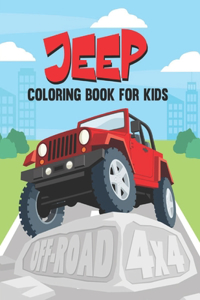 Jeep Coloring Book For Kids