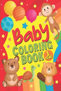 Baby Coloring Book 1 Year