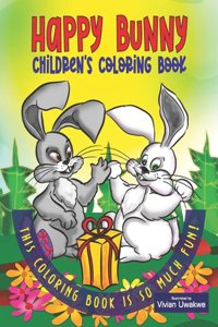 Happy Bunny Children's Coloring Book