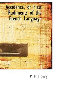 Accidence, or First Rudiments of the French Language