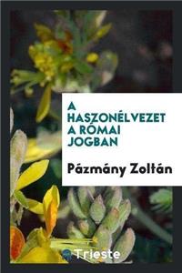 Haszonelvezet a Romai Jogban