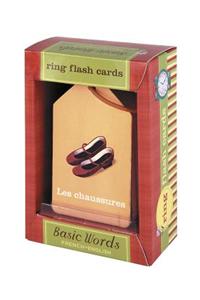 Basic Words - French-English Ring Flash Cards