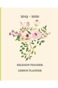 2019 - 2020 Religion Teacher Lesson Planner