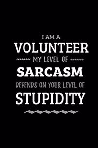 Volunteer - My Level of Sarcasm Depends On Your Level of Stupidity