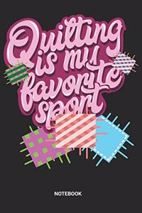 Quilting Sport Notebook