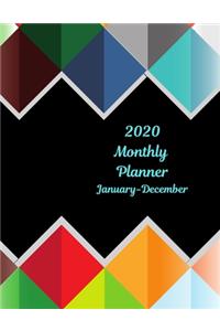 2020 Monthly Planner January - December