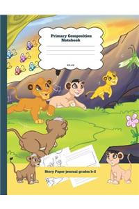 Primary Composition Notebook Story Paper Journal Grades K-2