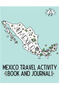 Mexico Travel Activity Book and Journal
