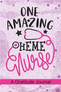 One Amazing Heme Nurse - A Gratitude Journal