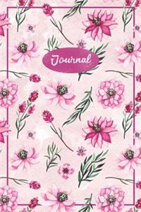 Watercolor Floral Journal