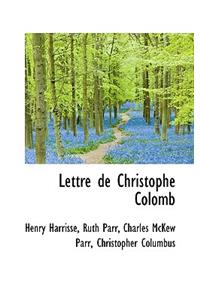 Lettre de Christophe Colomb