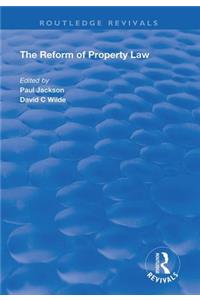 The Reform of Property Law