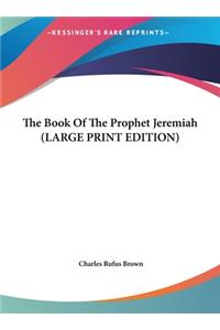 The Book Of The Prophet Jeremiah (LARGE PRINT EDITION)