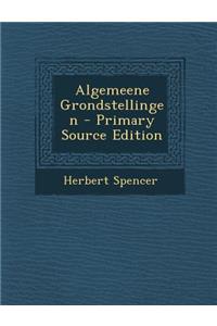 Algemeene Grondstellingen