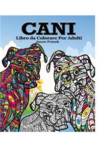 Cani Libro da Colorare per Adulti