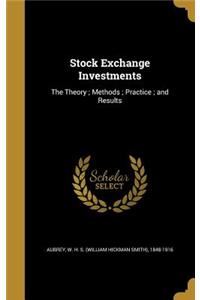 Stock Exchange Investments