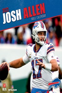 Buffalo Bills Josh Allen 2023 12x12 Player Wall Calendar