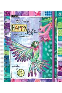 Happy Life 2019 7.75 X 9.5 Deluxe Planner