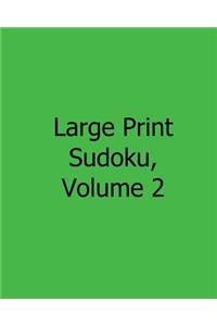 Large Print Sudoku, Volume 2