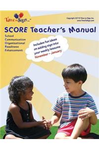 SCORE Teacher's Manual