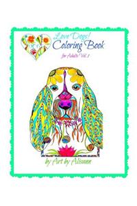 Love Dogs Coloring Book for Adults