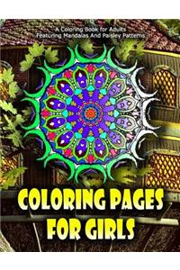 COLORING PAGES FOR GIRLS - Vol.4