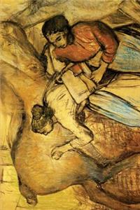 ''Two Laundresses and a Horse'' by Edgar Degas - 1902