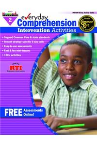 Everyday Comprehension Intervention Activities Grade 2 Book Teacher Resource