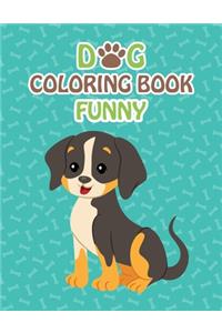 Dog Coloring Book Funny