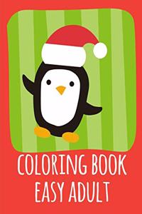 coloring book easy adult