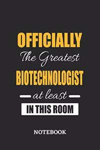 Officially the Greatest Biotechnologist at least in this room Notebook