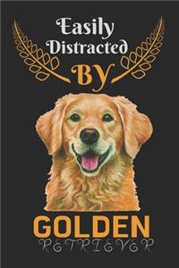 Easily Distracted by Golden Retriever