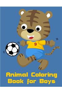 Animal Coloring Book for Boys