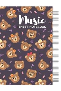 Music Sheet Notebook