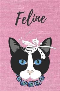 Feline Katzen Notizbuch / Malbuch / Tagebuch / Journal / DIN A5 / Geschenk