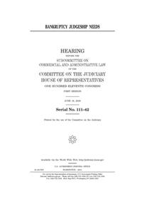 Bankruptcy judgeship needs
