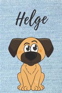 personalisiertes Notizbuch Hunde / Malbuch / Kritzelbuch / Tagebuch / Journal / DIN A5 / Geschenk Helge