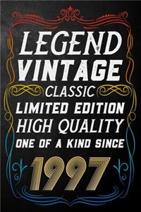 Legend Vintage Classic Limited Edition High Quality One Of A Kind Since 1997