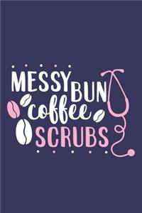 Messy Bun Coffee Scrubs