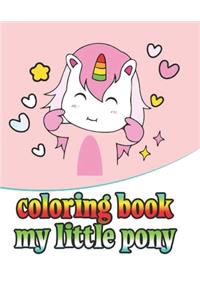 coloring book my little pony