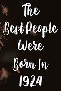 The Best People Were Born In 1924
