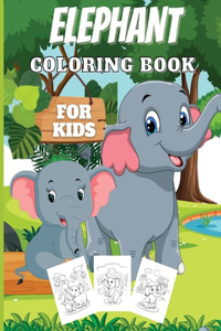 Elephant Coloring Book For Kids