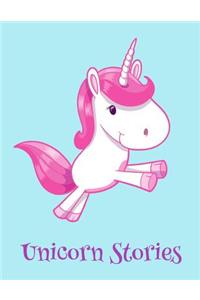 Cute Unicorn Stories School Composition Notebook