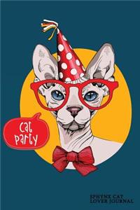 Sphynx Cat Lover Journal